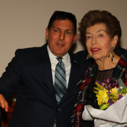 Jeff Kern with Sue-Ellen Bienenfeld's mother.