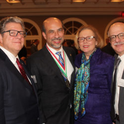 From left: Anthony Lamberti, Bruno Codispoti, Hon. Nancy Sunshine and Hon. Jeffrey Sunshine.