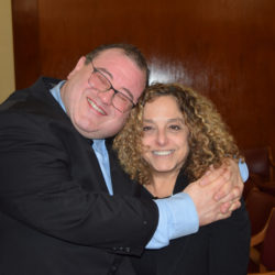 Marc Levine and Judge-elect Jill Epstein. Eagle photos by Rob Abruzzese