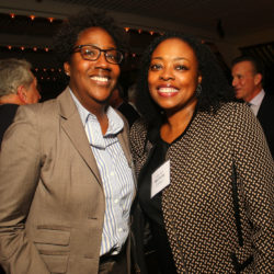Miss Gregory (left) and Hon. Michelle Johnson.