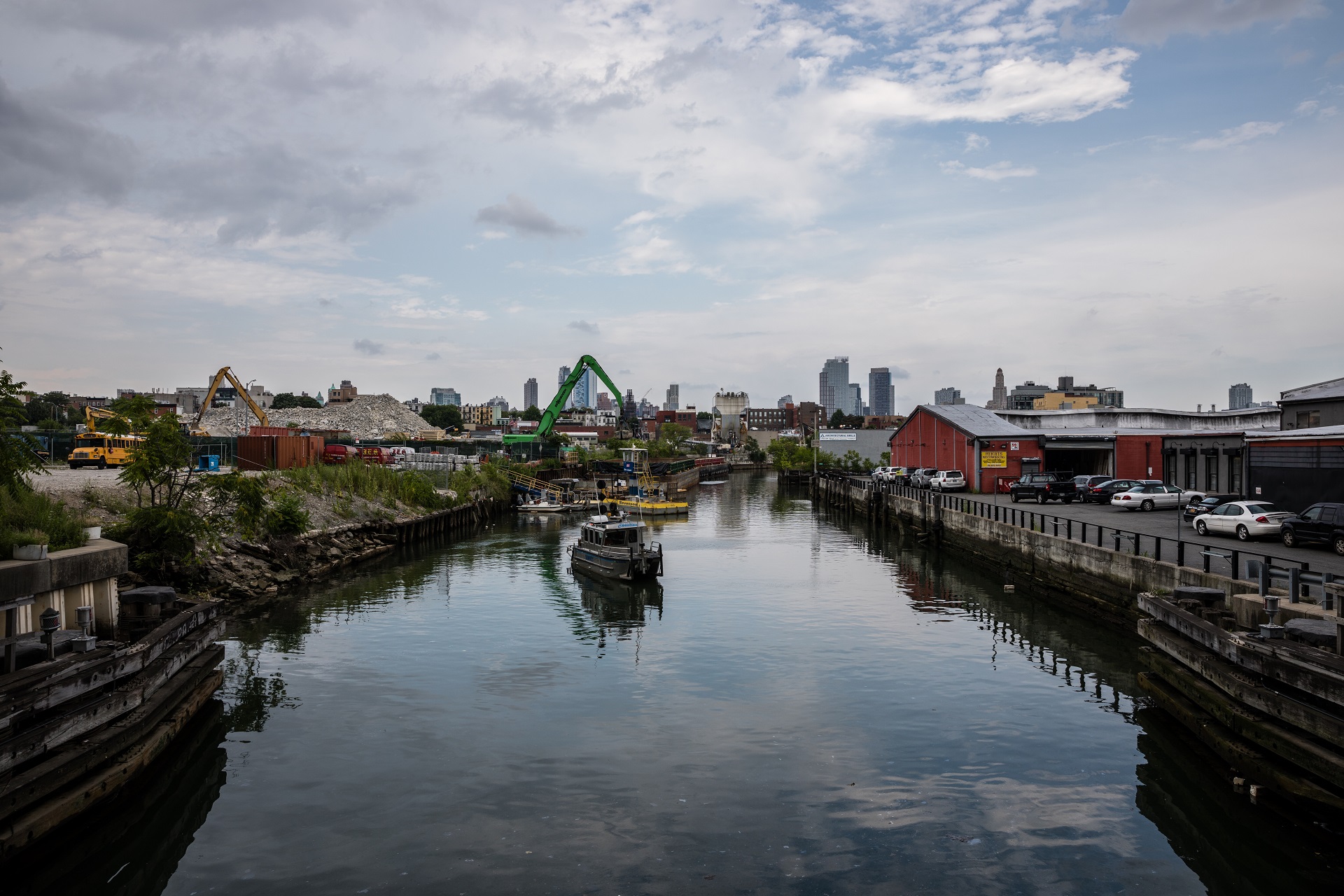 Gowanus residents are frustrated that the Department of City Planning hasn't taken much of their input into account when drafting a rezoning proposal for the neighborhood. Shown: the Gowanus Canal. Eagle file photo by Paul Frangipane