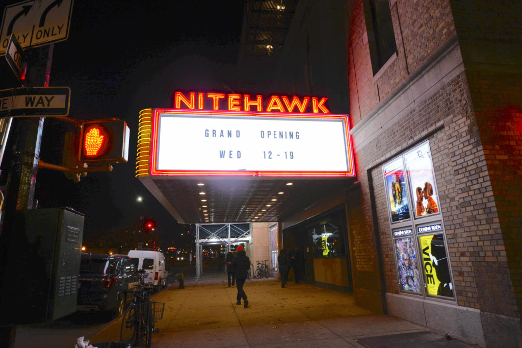 The new Nitehawk movie theater opened Tuesday night to a large crowd of media and interested parties in Park Slope. Eagle photos by Todd Maisel