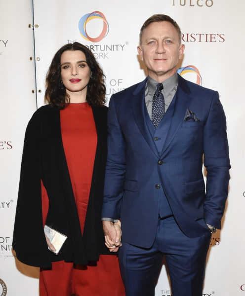 Celeb couple Rachel Weisz and Daniel Craig reportedly own a brownstone in Cobble Hill. Photo by Evan Agostini/Invision/AP