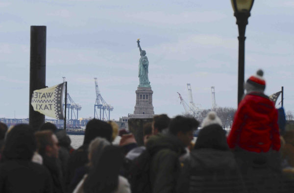 The Statue of Liberty and Ellis Island remained open due after Gov. Andrew Cuomo interceded.
