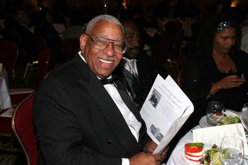 Justice William C. Thompson, pictured here at the Brooklyn Bar Association Foundation dinner in 2006, died this week at the age of 94. Among his many accomplishments, the trailblazer will be remembered for his work in the Bedford-Stuyvesant community and for mentorship of young lawyers, judges and politicians. Eagle file photos by Mario Belluomo