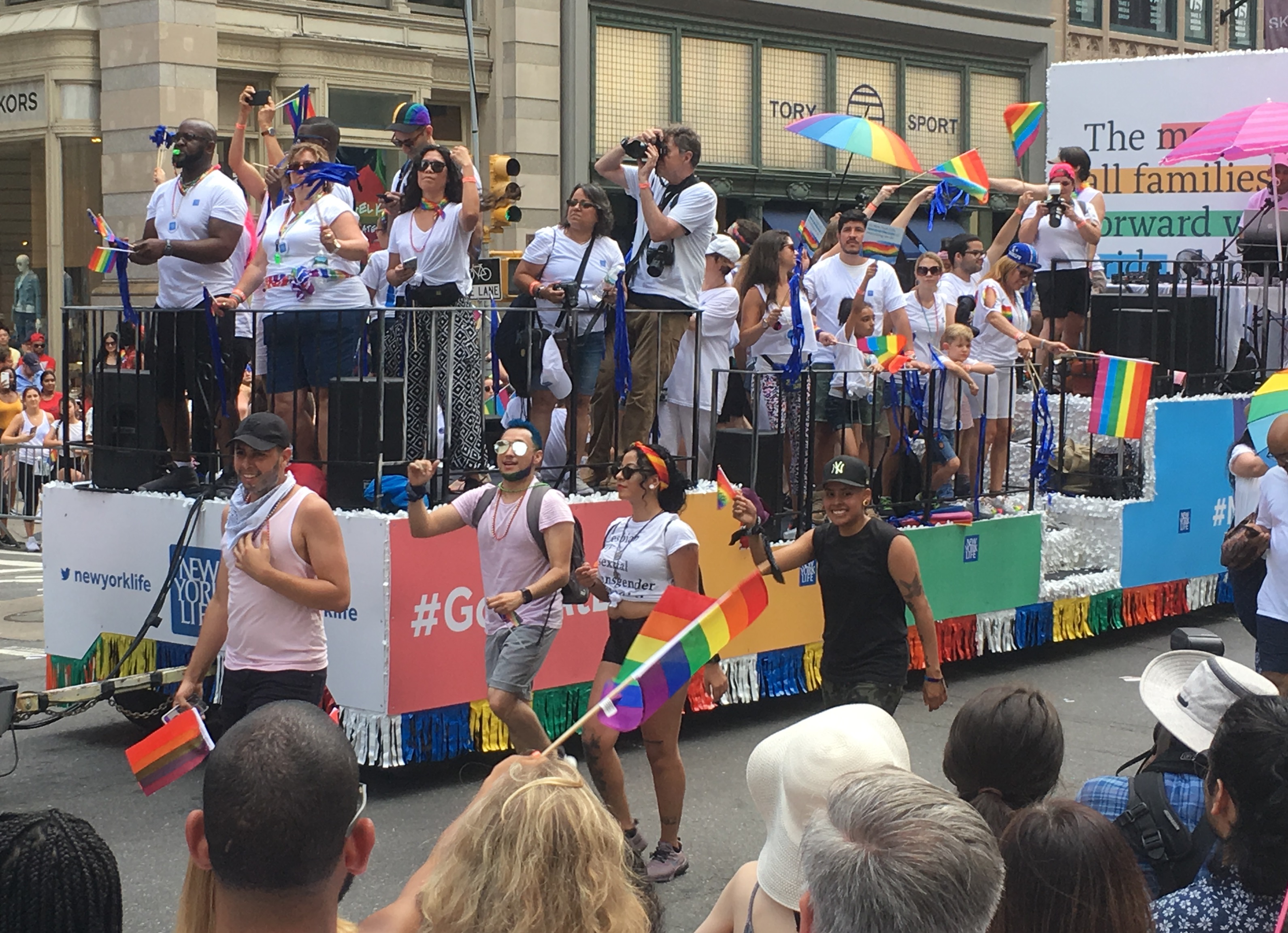 People born in New York City who don’t identify as either male or female have a new option on their birth certificates — the gender ‘X.’ Shown: The New York City 2018 LGBT Pride March. Photo by Mary Frost