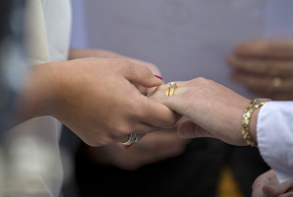 Thanks to new legislation signed by Gov. Andrew Cuomo, members of the New York State Legislature are now able to officiate at weddings. AP Photo by Manuel Balce Ceneta