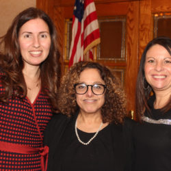 From left: Hon. Gina Levy Abadi, Hon. Jill Epstein and Susan Mauro.