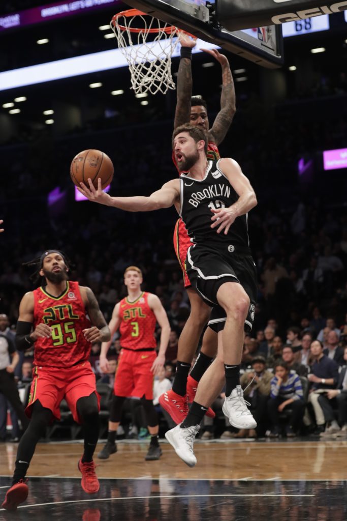Joe Harris and the Nets rallied from a 19-point first-half deficit en route to a 116-100 victory over the Hawks in Brooklyn on Wednesday night.