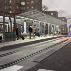 A rendering of the BQX. Photo courtesy of the Mayor’s Office.