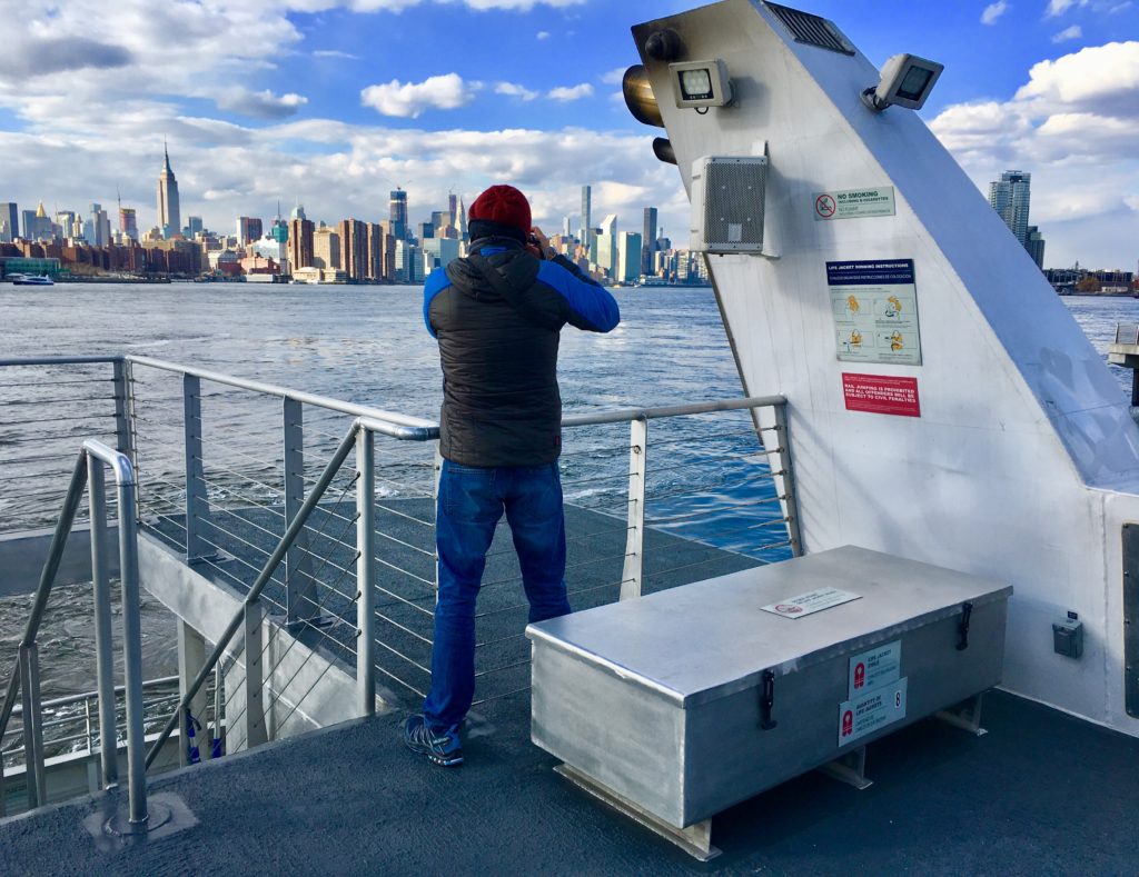 Springtime’s a good time to ride the NYC Ferry up North Brooklyn’s shoreline. Eagle photo by Lore Croghan