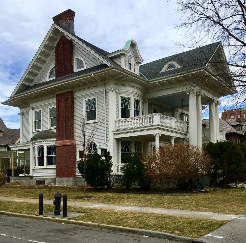 The house at 1305 Albemarle Road is one of the Prospect Park South Historic District's great sights. Eagle photo by Lore Croghan