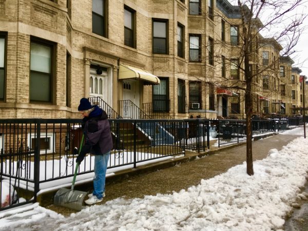 There's Joseph Balut outside his 60th Street rowhouse in Sunset Park.  