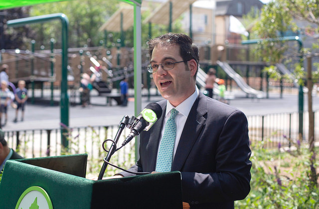 Councilmember Kalman Yeger tweeted on Wednesday "Palestine does not exist," leading to backlash from activists. Photo via NYC City Council Flickr/John McCarten