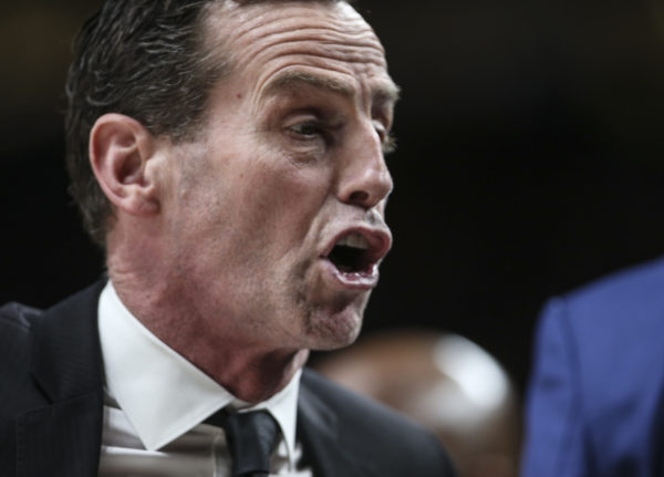 Kenny Atkinson knows his team needs a win in Philadelphia Thursday night to finish off this epic seven-game road trip on a positive note.(AP Photo/Randy L. Rasmussen)