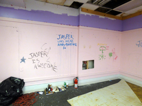 The pink-plastered walls are tktktk Eagle photo by Mary Frost