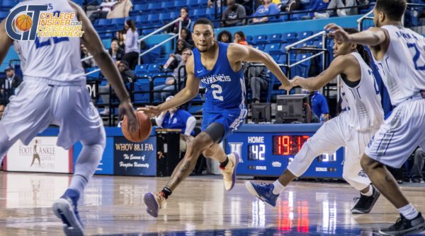Junior Rosel Hurley poured in 18 points, but it wasn’t enough as SFC-Brooklyn lost to Hampton in the opening round of the CIT in Hampton, Virginia. Photo courtesy of SFC-Brooklyn Athletics