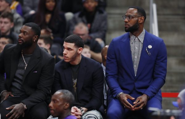 The Nets hope to see LeBron James well-dressed and on the bench Friday night when they visit the Los Angeles Lakers. James sat out Tuesday night’s game in Milwaukee with a sore left groin and could be out of action again when Brooklyn invades La-La Land. (AP Photo/Carlos Osorio)