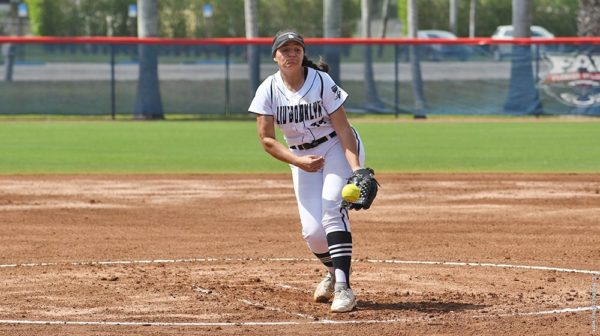Freshman sensation Elena Valenzuela continued her mound dominance Sunday afternoon in Clearwater, Florida, tossing a complete game as LIU-Brooklyn edged Brown, 2-1, in the final of last weekend’s USF Tournament. Photo courtesy of LIU-Brooklyn Athletics