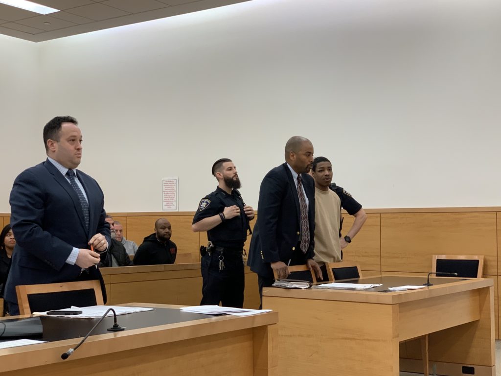 Travis Walker, 28, was sentenced to up to six years in prison for sex trafficking and raping a 14-year-old girl. Eagle photo by Noah Goldberg.