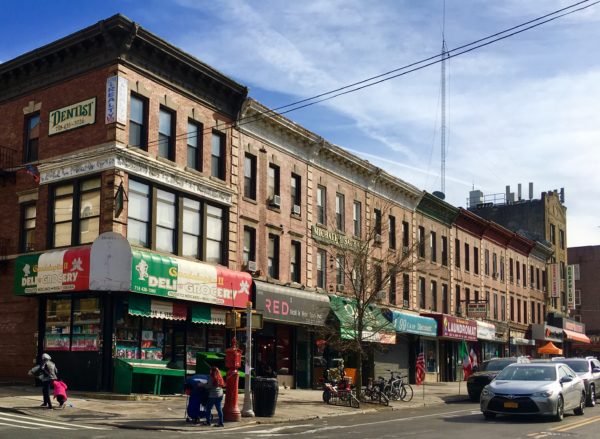 Here’s a glimpse of the shops on Fifth Avenue in Sunset Park. Eagle photo by Lore Croghan