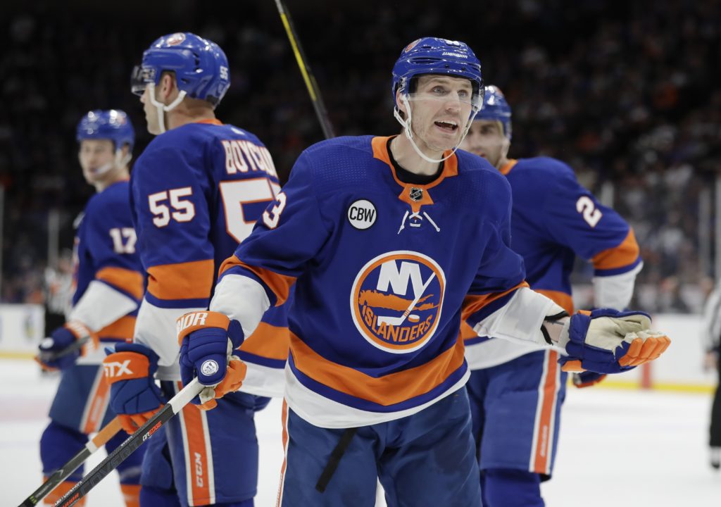 Veteran Islanders forward Casey Cizikas and his teammates can’t wait to get back on the Barclays Center ice after nearly a week-and-a-half of waiting for their next postseason opponent. (AP Photo/Frank Franklin II)