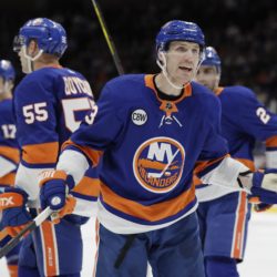 Veteran Islanders forward Casey Cizikas and his teammates can’t wait to get back on the Barclays Center ice after nearly a week-and-a-half of waiting for their next postseason opponent. (AP Photo/Frank Franklin II)