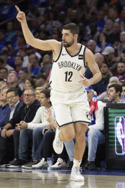 After managing just four points in Game 2 Monday night, Joe Harris hopes to rediscover his shooting touch Thursday night in Downtown Brooklyn. (AP Photo/Chris Szagola)