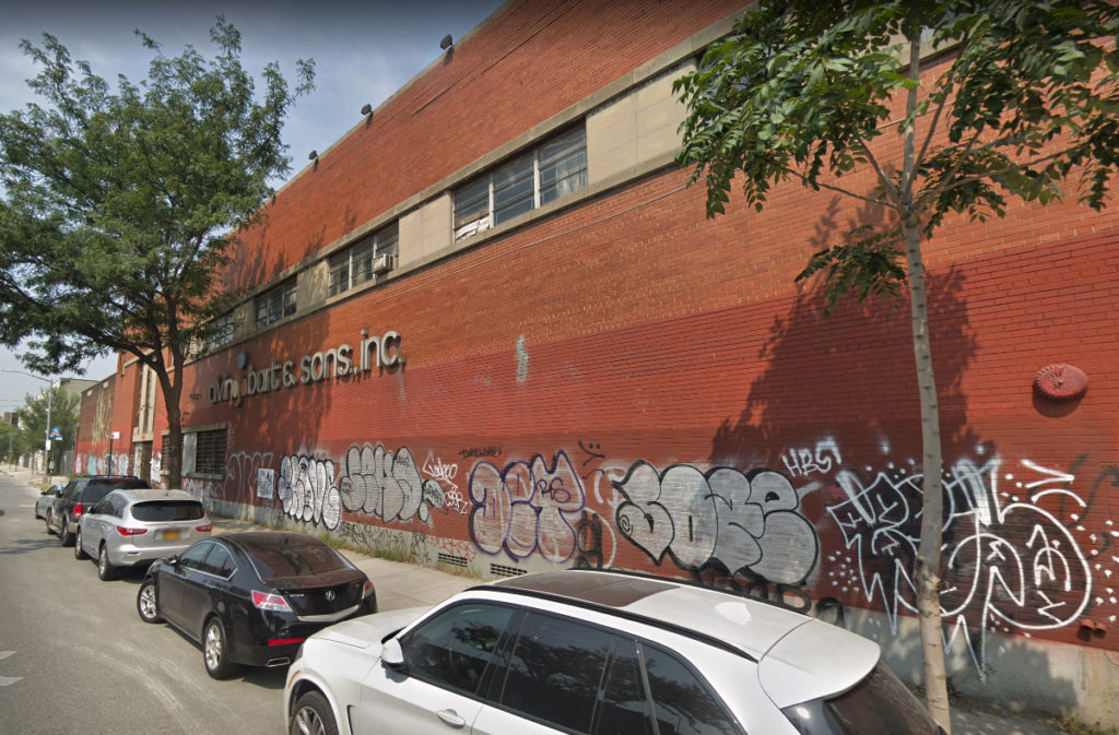 This former printing plant in Bushwick is the site of a new Netflix TV production hub with six sound stages, Gov. Andrew Cuomo announced on Thursday. Photo/image data via Google Maps