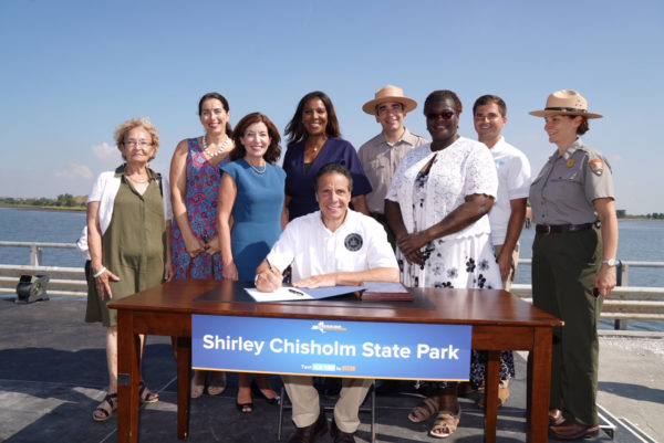 Shirley Chisholm State Park will be the second state park opened by Cuomo in the five boroughs. Photo courtesy of the Governor's office. 