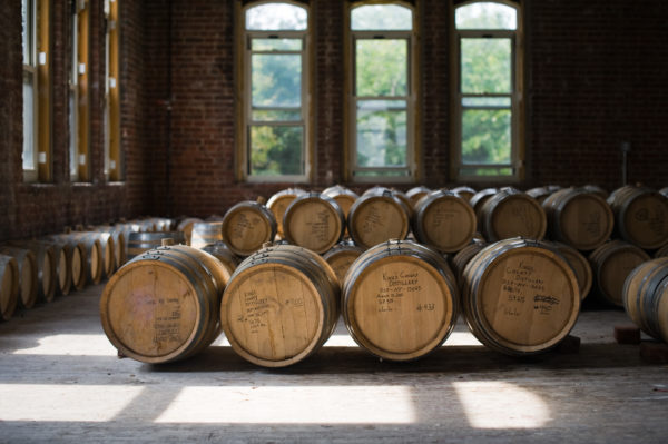 The barrels at Kings County Distillery. Photo courtesy of Kings County Distillery