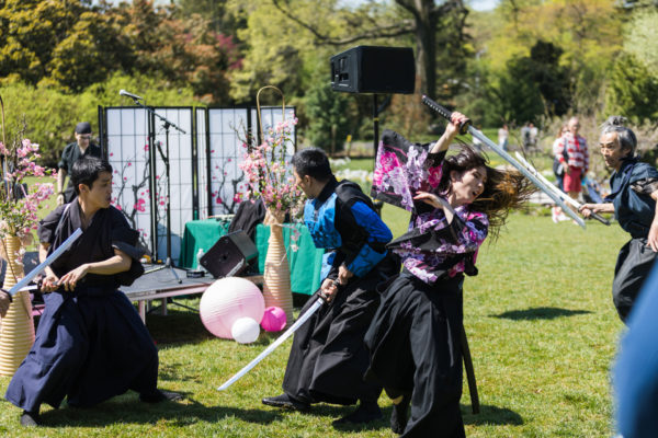 This group of performers called Samurai Sword Soul will perform at the Cherry Blossom Festival. Eagle photo by Paul Frangipane