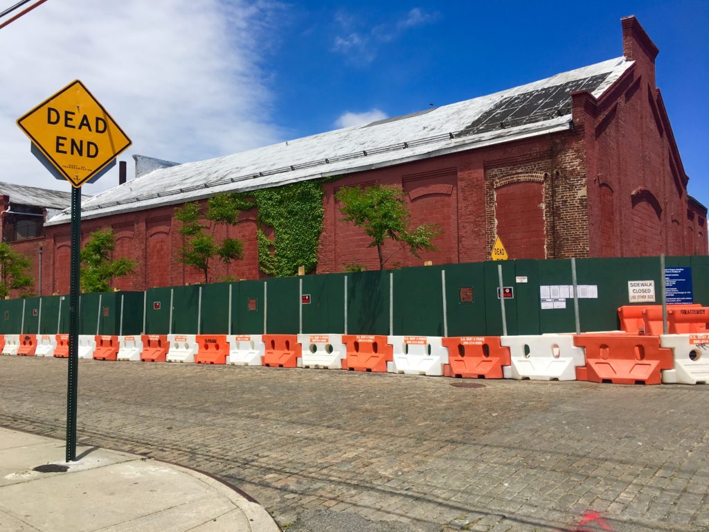 Take a long look now before UPS tears down this part of Red Hook’s historic Lidgerwood Building. Eagle photo by Lore Croghan