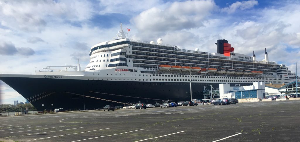 All hail the Queen Mary 2. Red Hook is one of its ports of call. Eagle photo by Lore Croghan