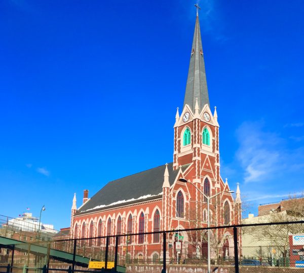 Carroll Gardens’ unlandmarked blocks are full of architectural treasures such as Sacred Hearts of Jesus and Mary and St. Stephen Roman Catholic Church. Eagle file photo by Lore Croghan