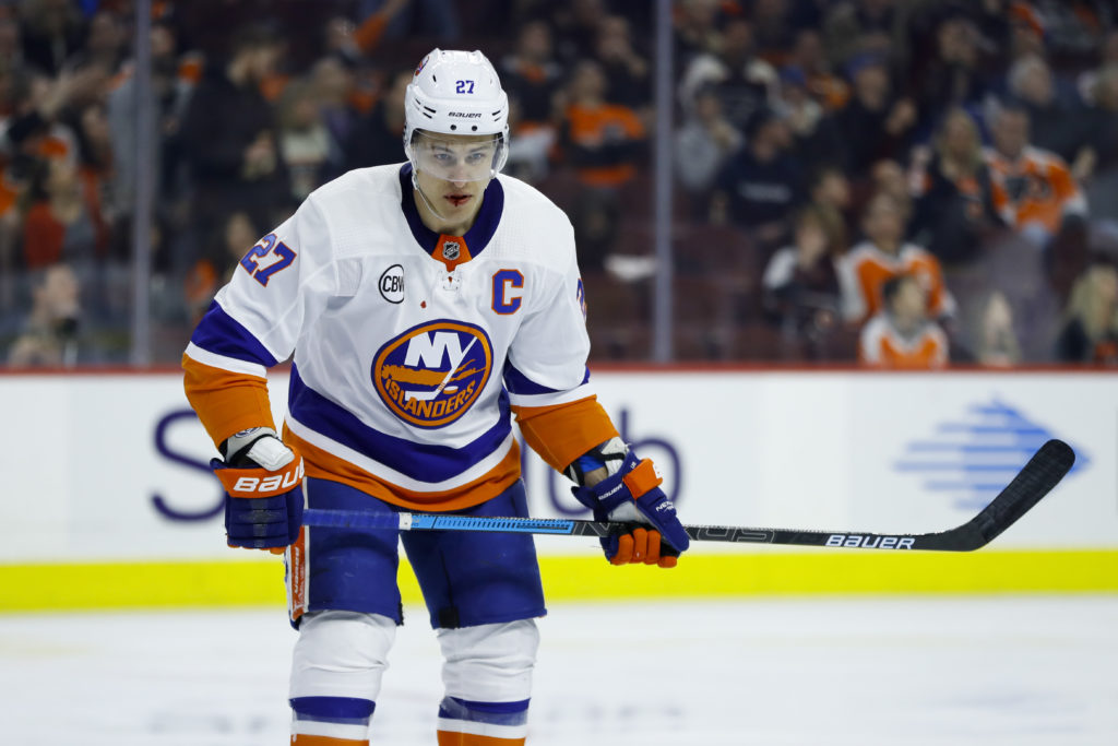 Anders Lee and Islanders management have yet to agree on a new contract thus far this offseason, leaving open the possibility that the franchise could lose its team captain via free agency for the second consecutive summer. AP photo by Matt Slocum