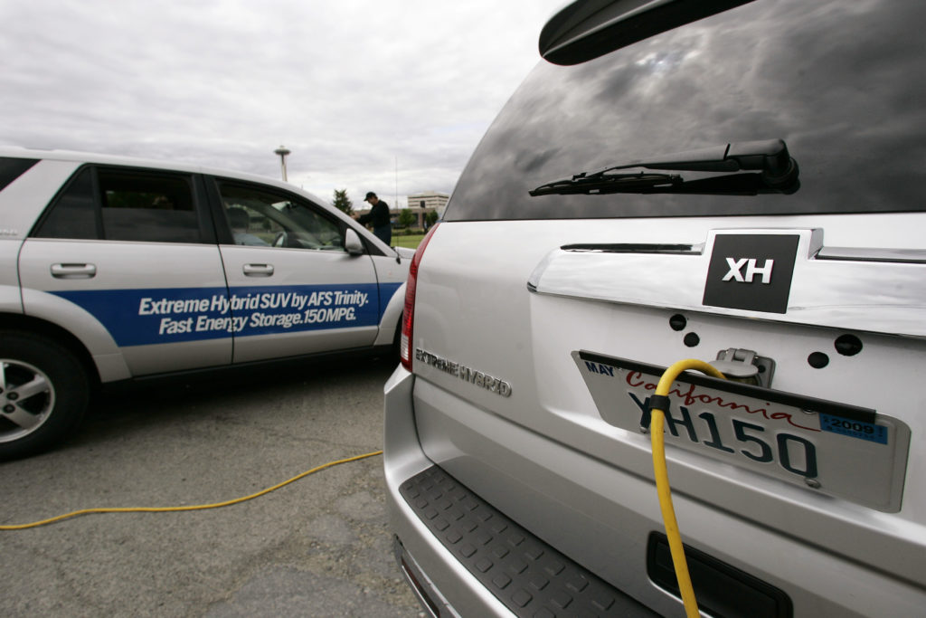 Sales of electric vehicles increased by 63 percent in New York last year, jumping to 36,854 from 24,551 in 2017. AP Photo/Elaine Thompson, file