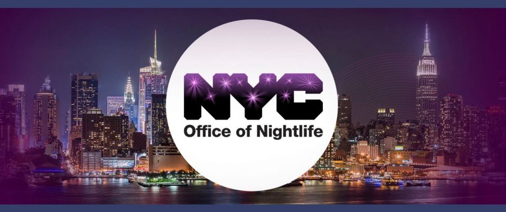 NYC's Office of Nightlife unveiled this new logo on Monday morning along with a new website.