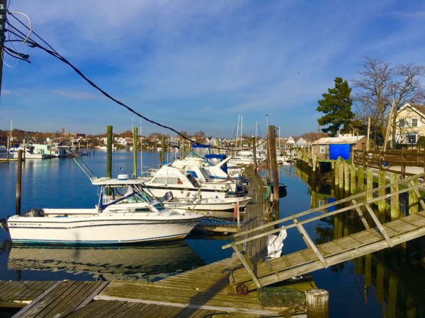 Gerritsen Beach’s waters are filled with boats. Eagle file photo by Lore Croghan