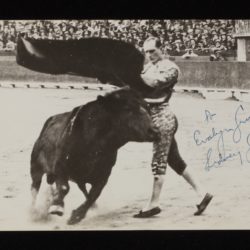 Sidney Franklin performs in a bullfight. All images courtesy of the Sidney Franklin Collection, held by the American Jewish Historical Society at the Center for Jewish History.