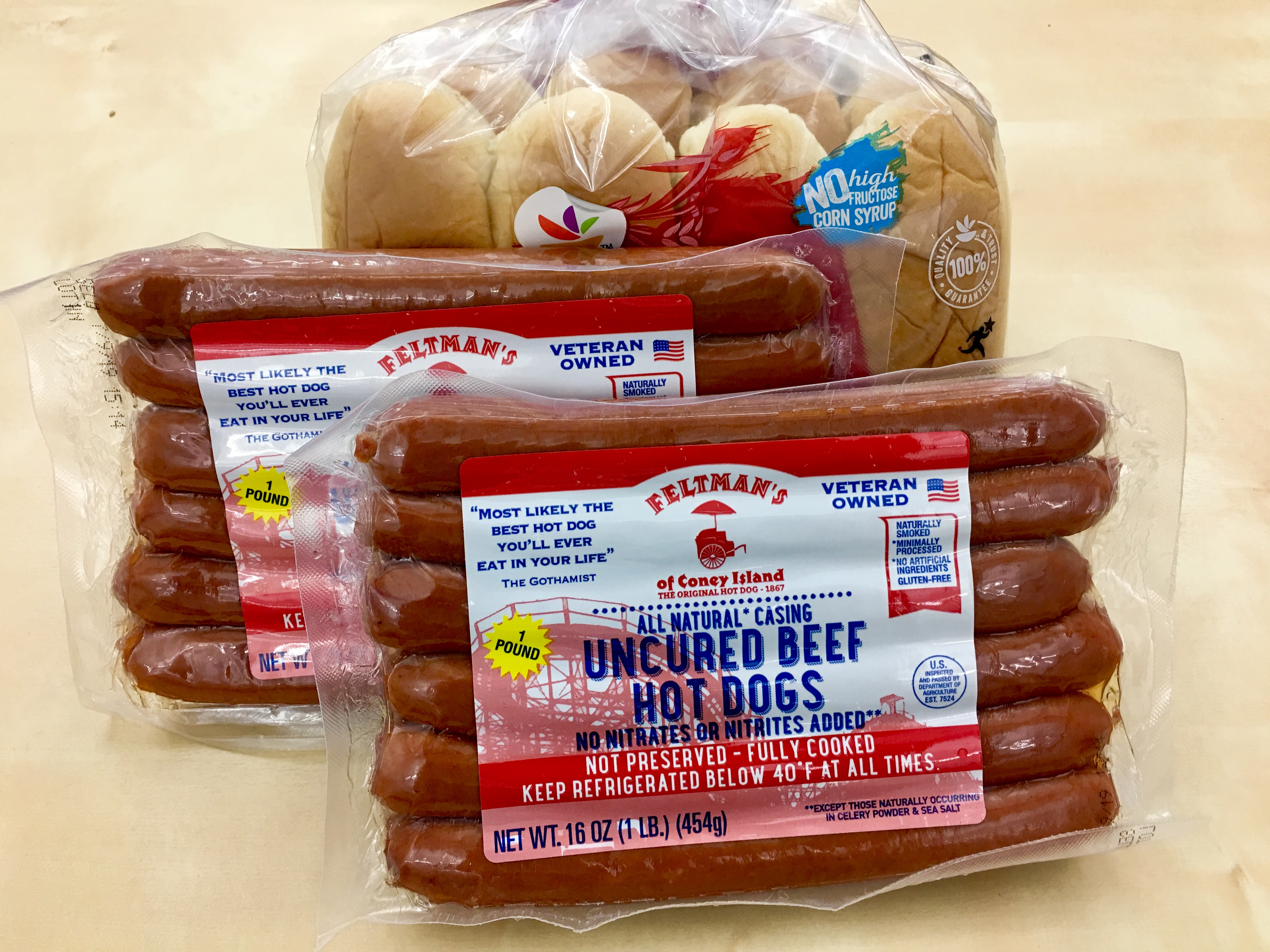 Feltman’s of Coney Island is building its brand through sales of packaged hot dogs to supermarkets. Eagle photo by Lore Croghan