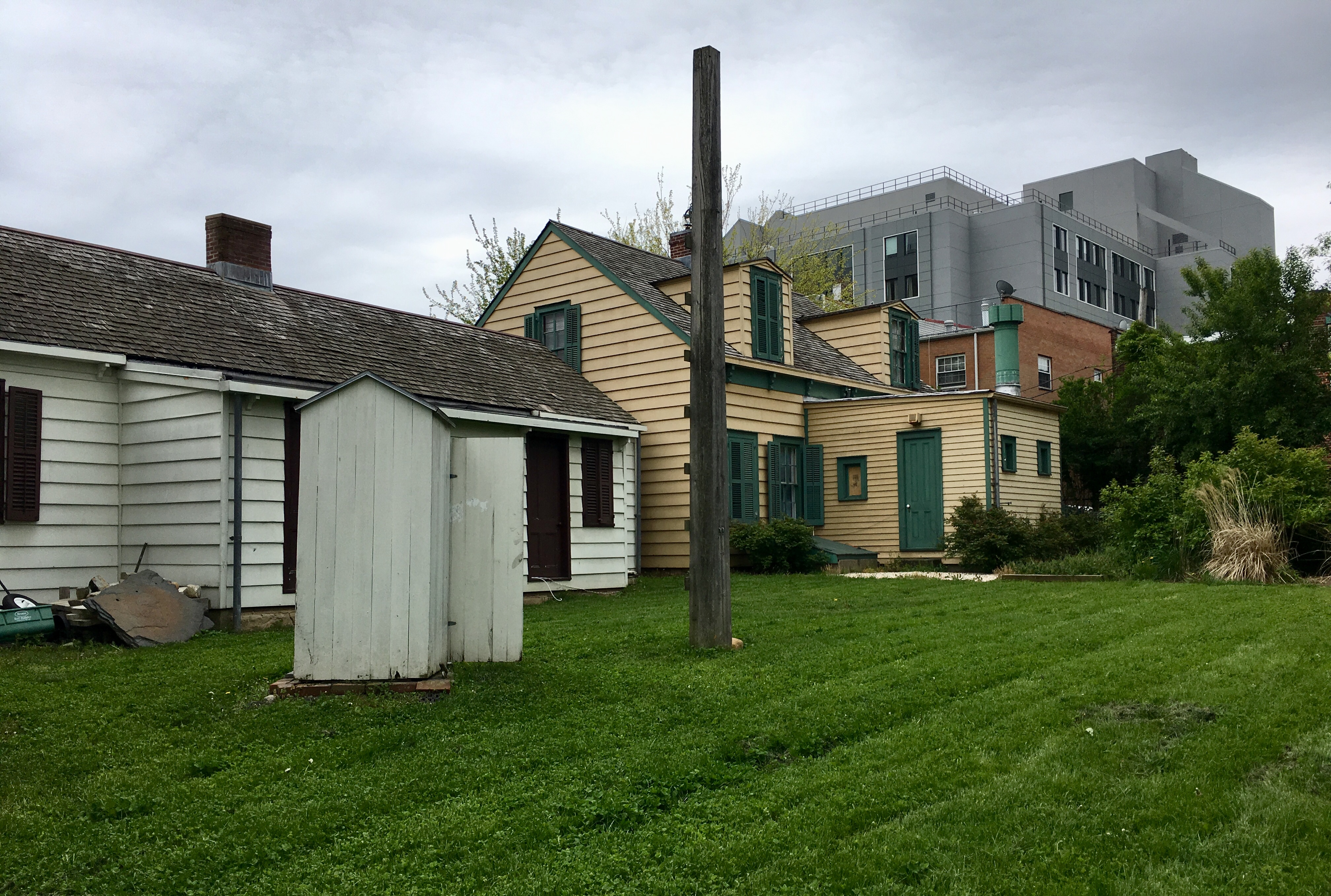 These are the rear facades of the Hunterfly Road Houses. Eagle photo by Lore Croghan