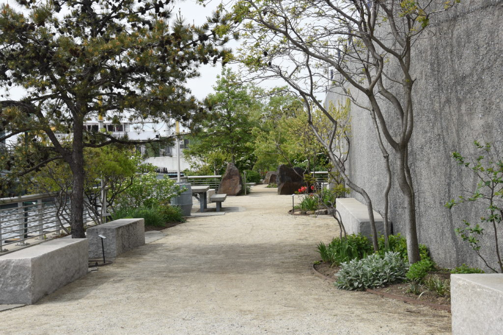 A portion of the current quarter-mile-long nature walk along Newtown Creek. Photo courtesy of NYCDEP