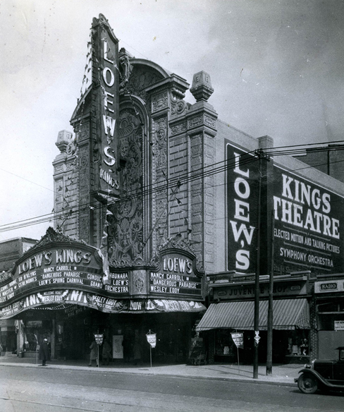 A historical photo of The Kings Theatre. Photo courtesy of The Kings Theatre