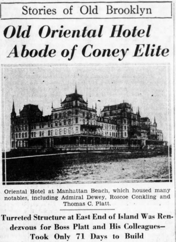 From the Oct. 30, 1930 edition of the Brooklyn Daily Eagle