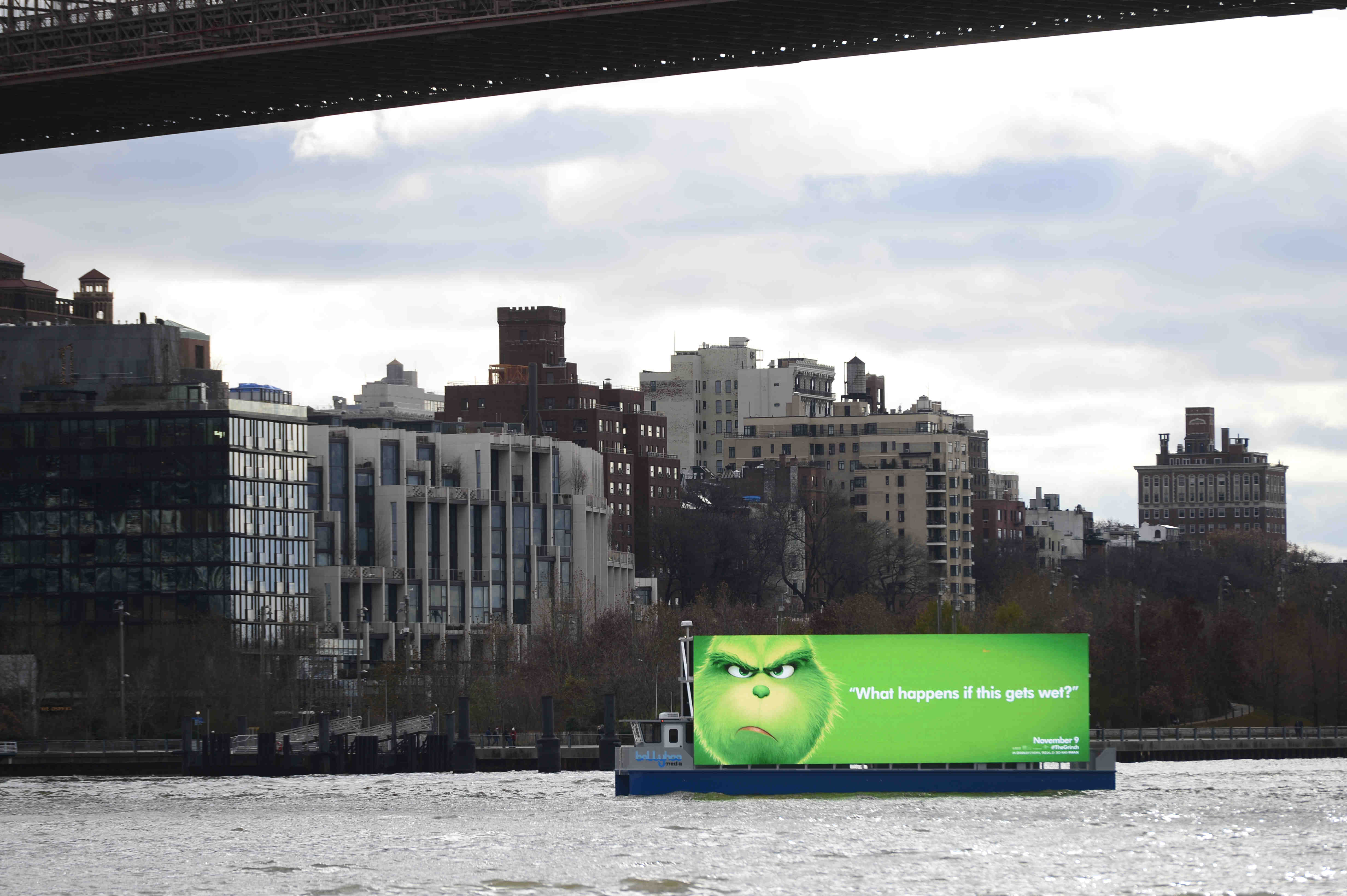 A bill passed by the State Senate would create a statewide ban on any floating digital billboards. Eagle file photo by Todd Maisel