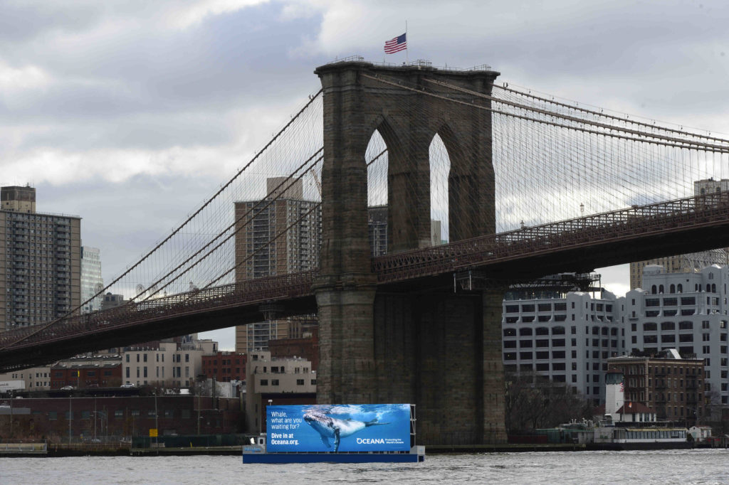Every Brooklyn senator voted to approve the statewide ban on floating ad barges. Eagle file photo by Todd Maisel