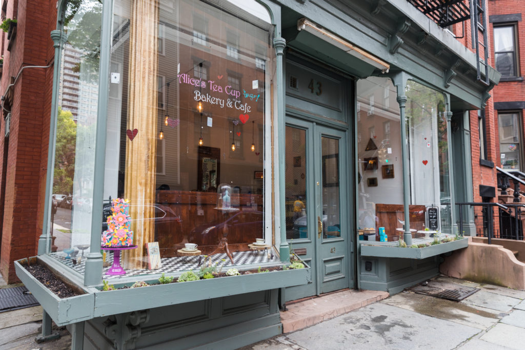 Alice's new location is a whimsically intimate corner cafe at 43 Hicks St. 