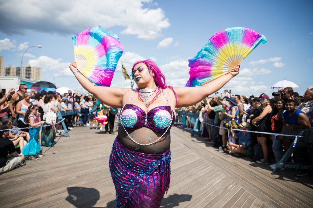 Welcome to Coney Island's Mermaid Parade — an annual solstice celebration of eccentricity, art and summer. Eagle photo by Paul Frangipane