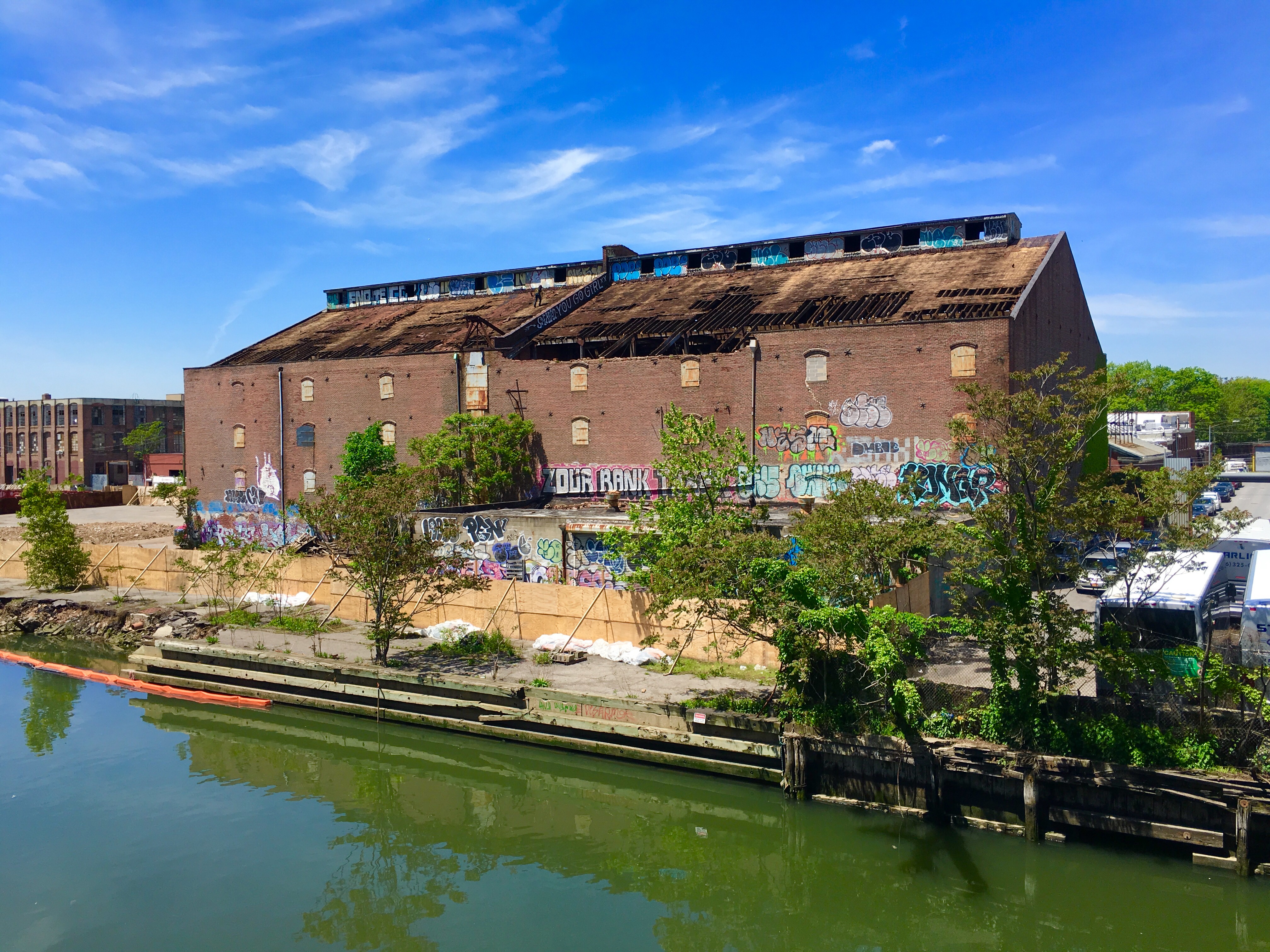 This is what the S.W. Bowne Grain Storehouse looked like in May 2018, before a fire damaged the south side of the property. Eagle file photo by Lore Croghan 